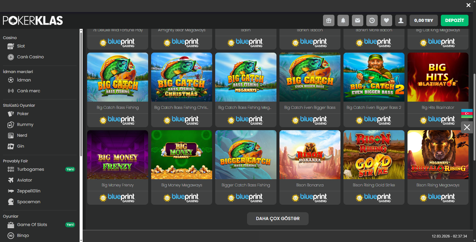 Pokerklas Casino Oyunları