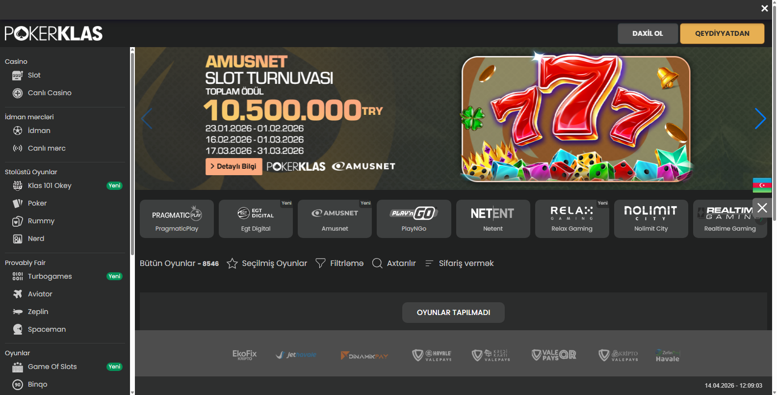 Pokerklas Mobil Uygulaması